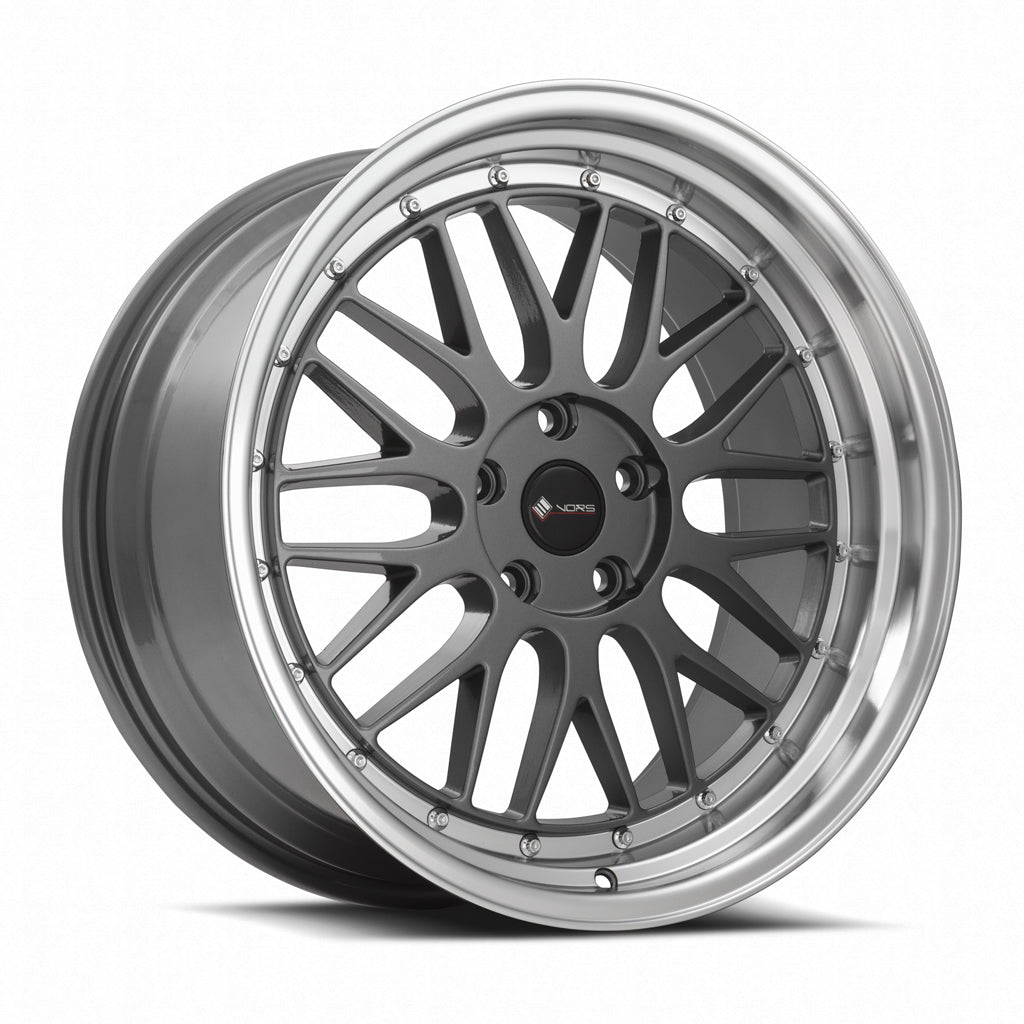 Vors VR8, 19x9.5, 5x115, ET35, CB73.1, Hyper Black Machined Lip
