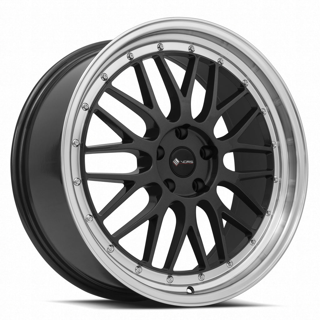 Vors VR8, 20x8.5, 5x120, ET35, CB73.1, Hyper Black Machined Lip