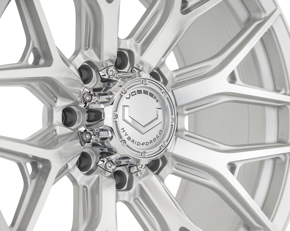 Vossen Wheels HFX1, Super Deep Concave Profile, 20X10, 8X165.1, ET-18, CB125.1, Silver Polished