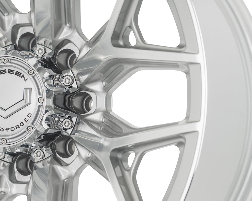 Vossen Wheels HFX1, Super Deep Concave Profile, 20X10, 8X165.1, ET-18, CB125.1, Silver Polished