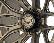 Vossen Wheels HF64, Super Deep Concave Profile, 20X9, 8X165.1, ET18, CB125.1, Terra Bronze