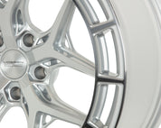 Vossen Wheels HFX2, Deep Concave Profile, 24X10, 5x112, ET5, CB66.5, Silver Polished