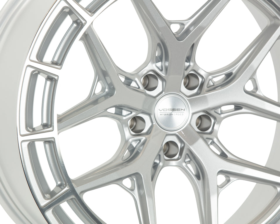 Vossen Wheels HFX2, Deep Concave Profile, 24X10, 5x112, ET5, CB66.5, Silver Polished
