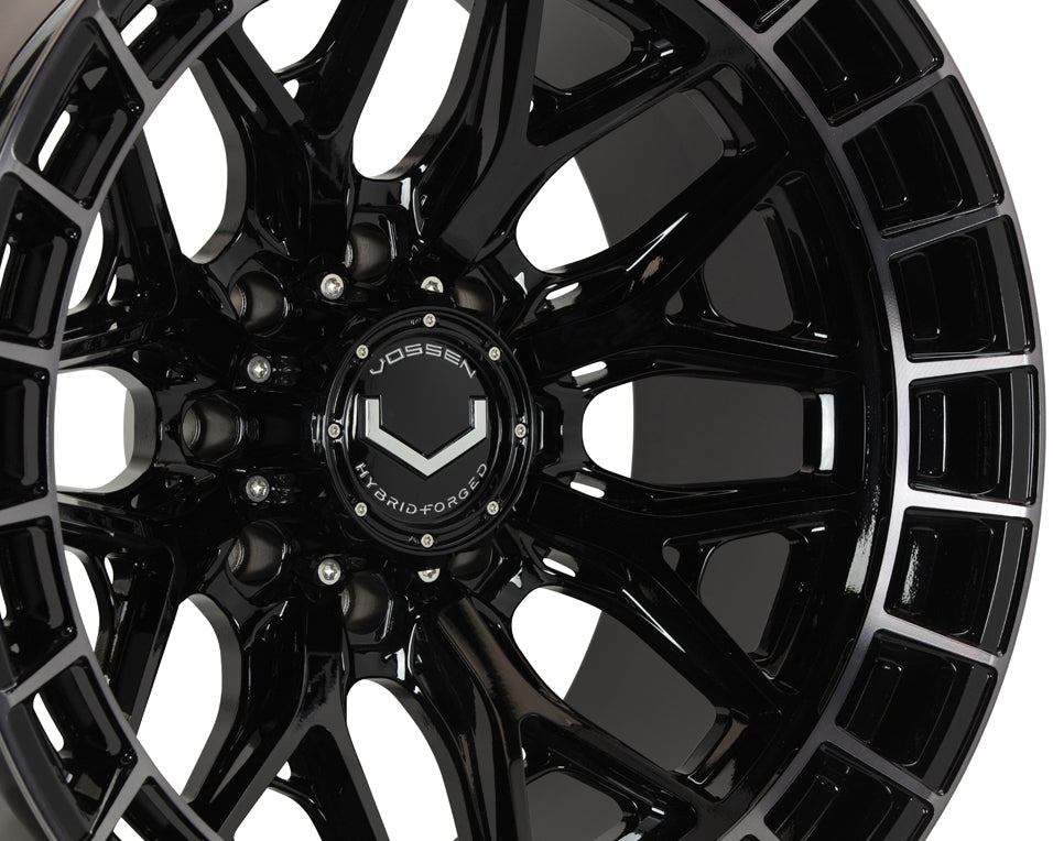 Vossen Wheels HFX1, Deep Concave Profile, 18X9, 8x165.1, ET0, CB125.1, Tinted Gloss Black