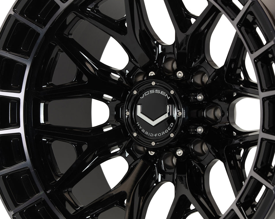 Vossen Wheels HFX1, Deep Concave Profile, 18X9, 8x165.1, ET0, CB125.1, Tinted Gloss Black