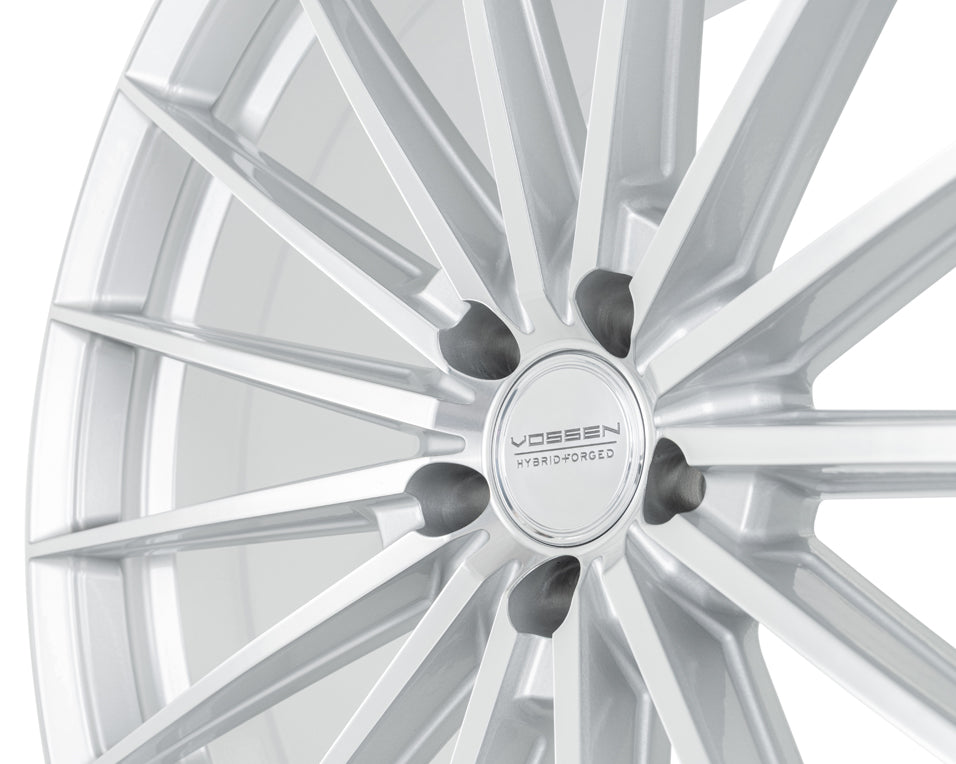 Vossen Wheels HFX4, Mid Concave Profile, 23X10.5, 5x130, ET25, CB84.1, Silver Polished