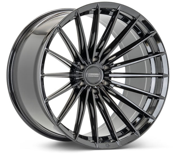 Vossen Wheels HFX4, Ultra Deep Concave Profile, 22X12, 6x139.7, ET-44, CB106.1, Gloss Black