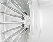 Vossen Wheels HFX4, Ultra Deep Concave Profile, 22X12, 6x139.7, ET-44, CB106.1, Silver Polished