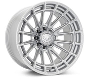 Vossen Wheels HFX5, Ultra Deep Concave Profile, 22X12, 8X180, ET-44, CB124.3, Silver Polished