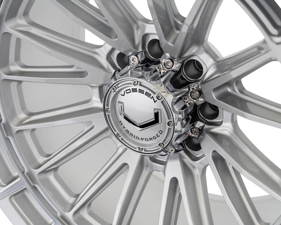 Vossen Wheels HFX5, Ultra Deep Concave Profile, 22X12, 8X180, ET-44, CB124.3, Silver Polished