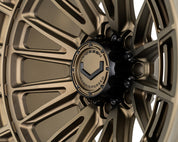Vossen Wheels HFX5, Ultra Deep Concave Profile, 22X12, 8X170, ET-44, CB125.1, Terra Bronze