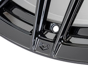 Vossen Wheels HFX6, Super Deep Concave Profile, 22X10, 6x139.7, ET-18, CB106.1, Gloss Black