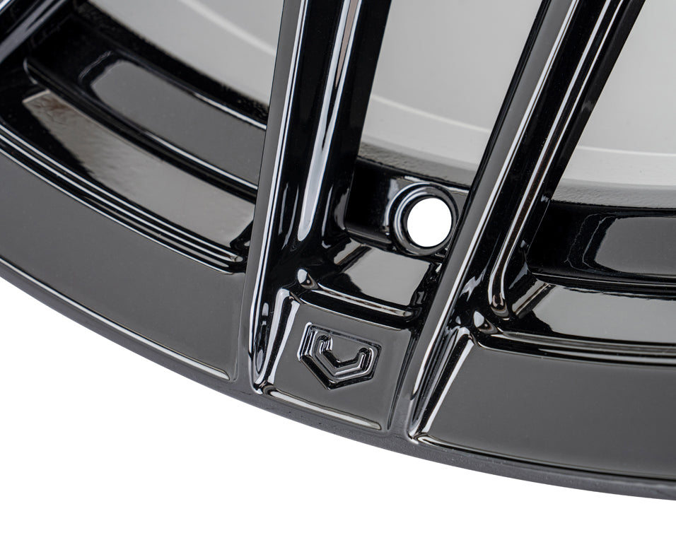 Vossen Wheels HFX6, Super Deep Concave Profile, 22X10, 6x139.7, ET-18, CB106.1, Gloss Black