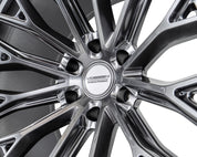 Vossen Wheels HFX6, Super Deep Concave Profile, 18X9, 6x139.7, ET0, CB106.1, Hyper Gunmetal