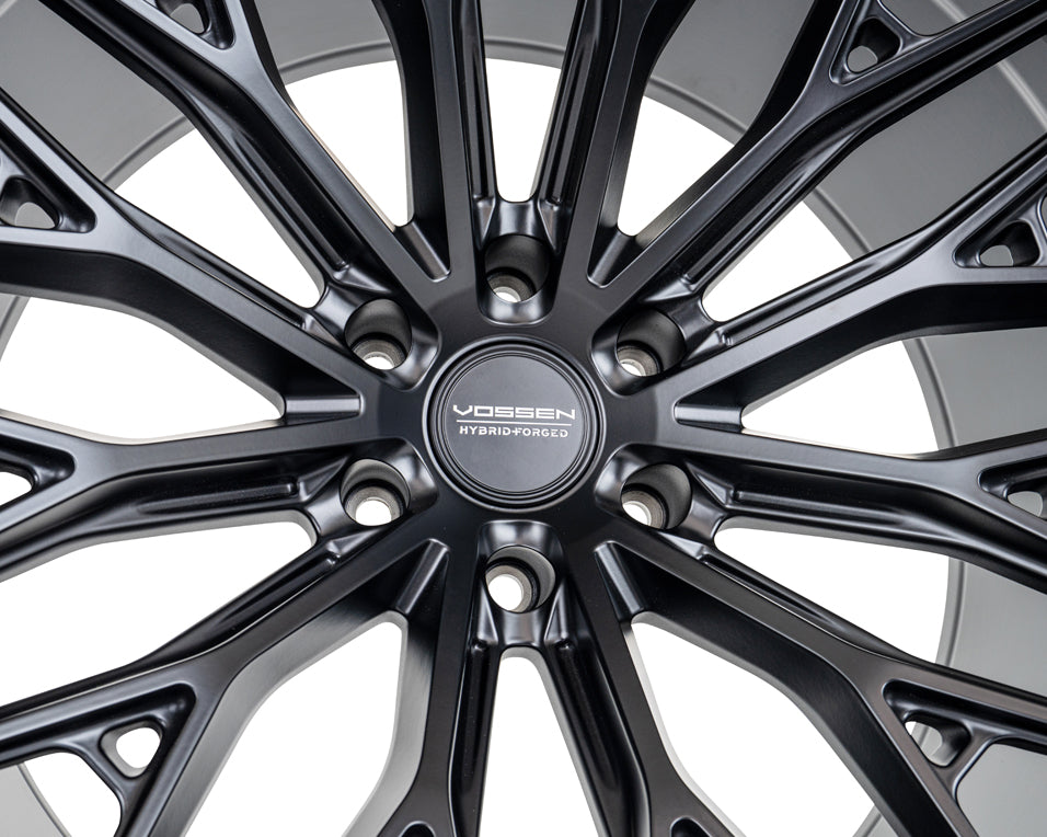 Vossen Wheels HFX6, Deep Concave Profile, 20X9.5, 6x139.7, ET15, CB106.1, Satin Black