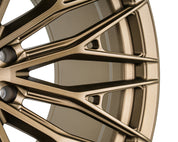 Vossen Wheels HFX6, Ultra Deep Concave Profile, 22X12, 6x139.7, ET-44, CB106.1, Terra Bronze