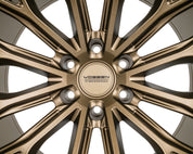 Vossen Wheels HFX6, Ultra Deep Concave Profile, 22X12, 6x139.7, ET-44, CB106.1, Terra Bronze