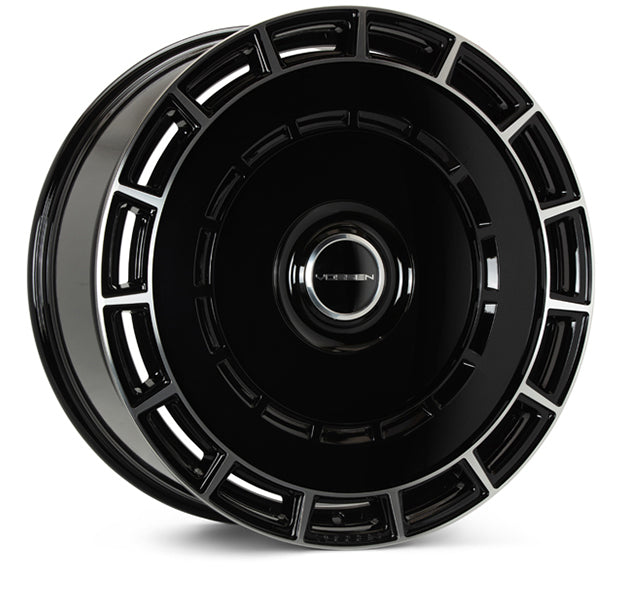 Vossen Wheels HF9, Deep Concave Profile, 24X10, 6x135, ET25, CB87.1, Gloss Black Polished