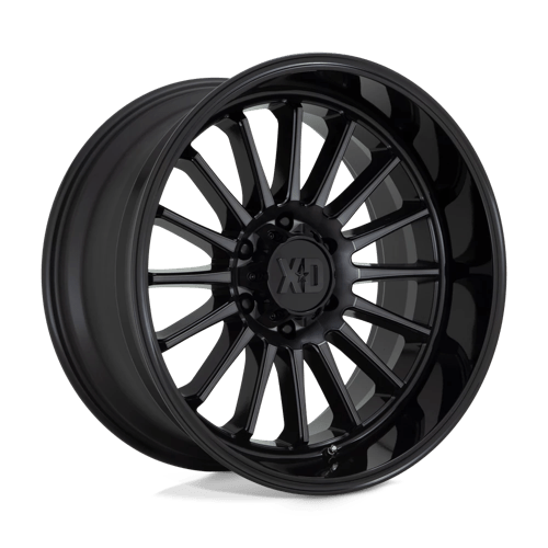 XD XD857 WHIPLASH, 20X10, 5X139.7, ET-18, CB78.1, GLOSS BLACK W/ GRAY TINT