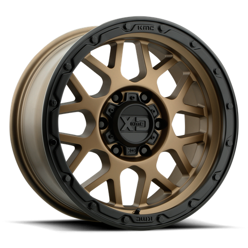XD XD135 GRENADE OR, 20X9, 6X4.5, ET18, CB66.06, MATTE BRONZE W/ MATTE BLACK LP