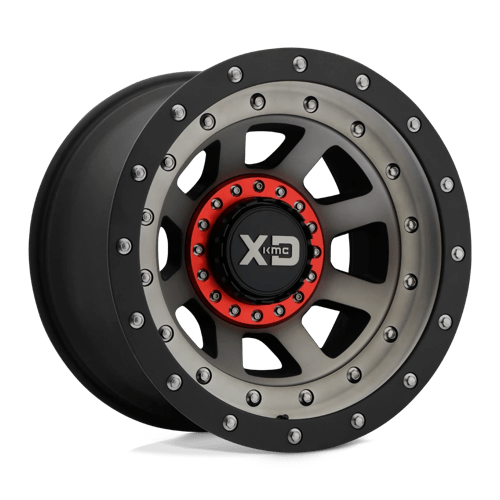 XD XD137 FMJ, 20X10, 8X165.1, ET-18, CB125.1, SATIN BLACK W/ DARK TINT