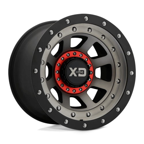 XD XD137 FMJ, 20X10, 5X139.7/5X150, ET-18, CB110.1, SATIN BLACK W/ DARK TINT