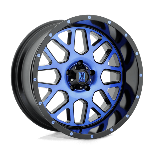 XD XD820 GRENADE, 17X8.5, 6X139.7, ET0, CB106.25, S-BLK MACH FACE W/ BTCC
