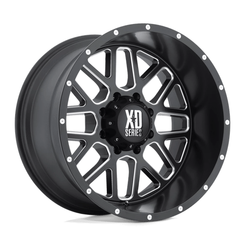 XD XD820 GRENADE, 20X9, 6X120, ET18, CB72.56, SATIN BLACK MILLED