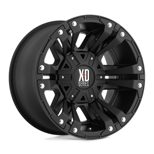 XD XD822 MONSTER II, 18X9, 8X165.1, ET18, CB130.81, MATTE BLACK