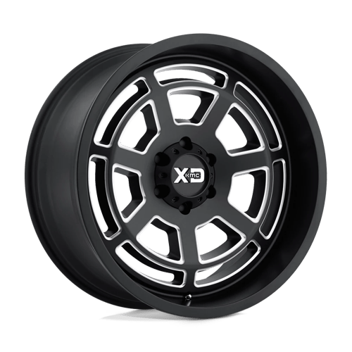 XD XD824 BONES, 20X9, 5X150, ET25, CB110.1, SEMI GLOSS BLACK MILLED