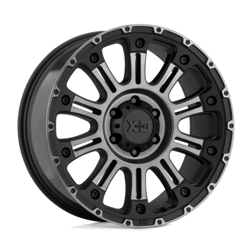 XD XD829 HOSS II, 20X9, 6X135, ET18, CB87.1, SATIN BLACK MACH W/ GRAY TINT