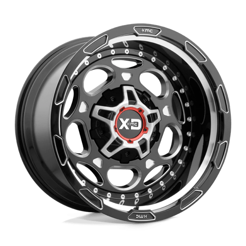 XD XD837 DEMODOG, 20X12, 6X135/6X139.7, ET-44, CB106.1, GLOSS BLACK MILLED