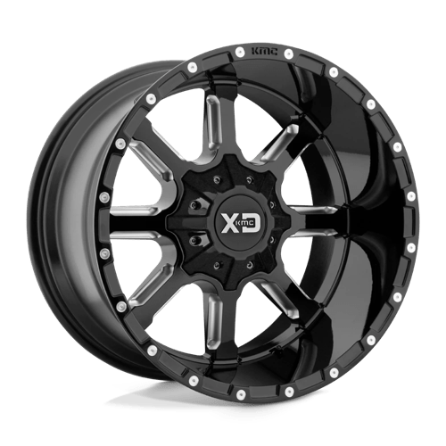 XD XD838 MAMMOTH, 20X9, 8X170, ET0, CB125.1, GLOSS BLACK MILLED