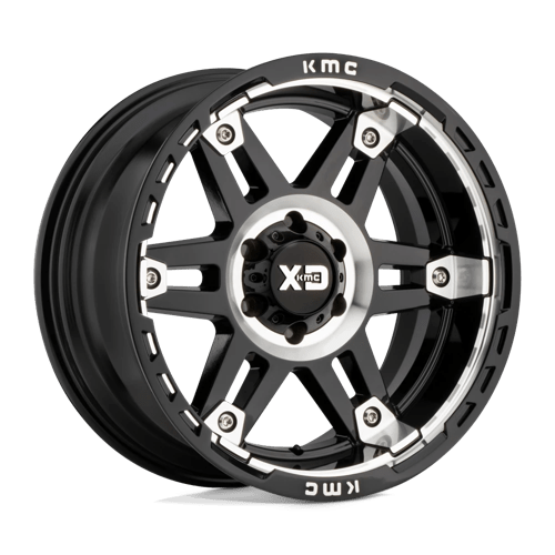 XD XD840 SPY II, 17X9, 6X139.7, ET-12, CB106.1, GLOSS BLACK MACHINED