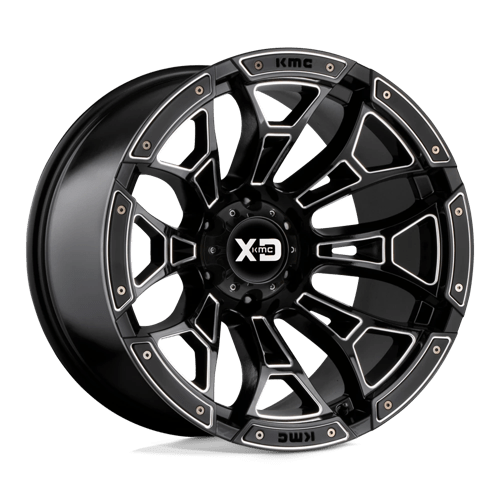 XD XD841 BONEYARD, 18X9, 5X114.3, ET0, CB78.1, GLOSS BLACK MILLED