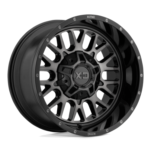 XD XD842 SNARE, 20X9, 8X165.1, ET18, CB125.1, GLOSS BLACK W/ GRAY TINT