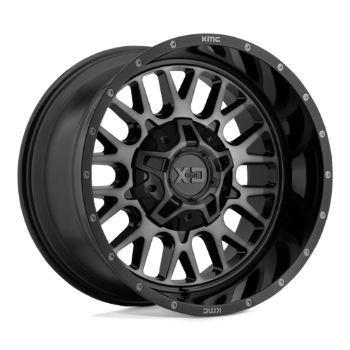 XD XD842 SNARE, 20X10, 6X135/6X139.7, ET-18, CB106.1, GLOSS BLACK W/ GRAY TINT