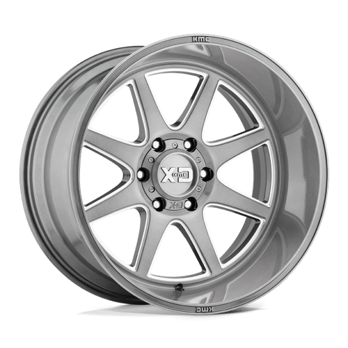 XD XD844 PIKE, 20X10, 5X139.7, ET-18, CB78.1, TITANIUM BRUSHED MILLED