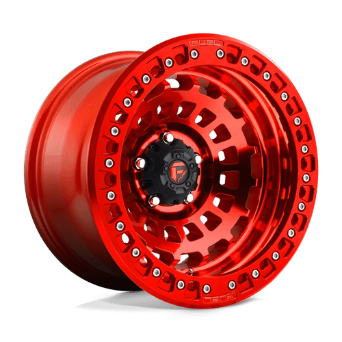 Fuel 1PC D100 ZEPHYR BEADLOCK, 17X9, 5X127, ET-38, CB71.5, CANDY RED D10017907536