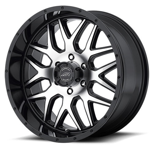 American Racing AR910, 20X9, 6X139.7, ET18, CB108, GLOSS BLACK MACHINED AR91029068318 - Image 1