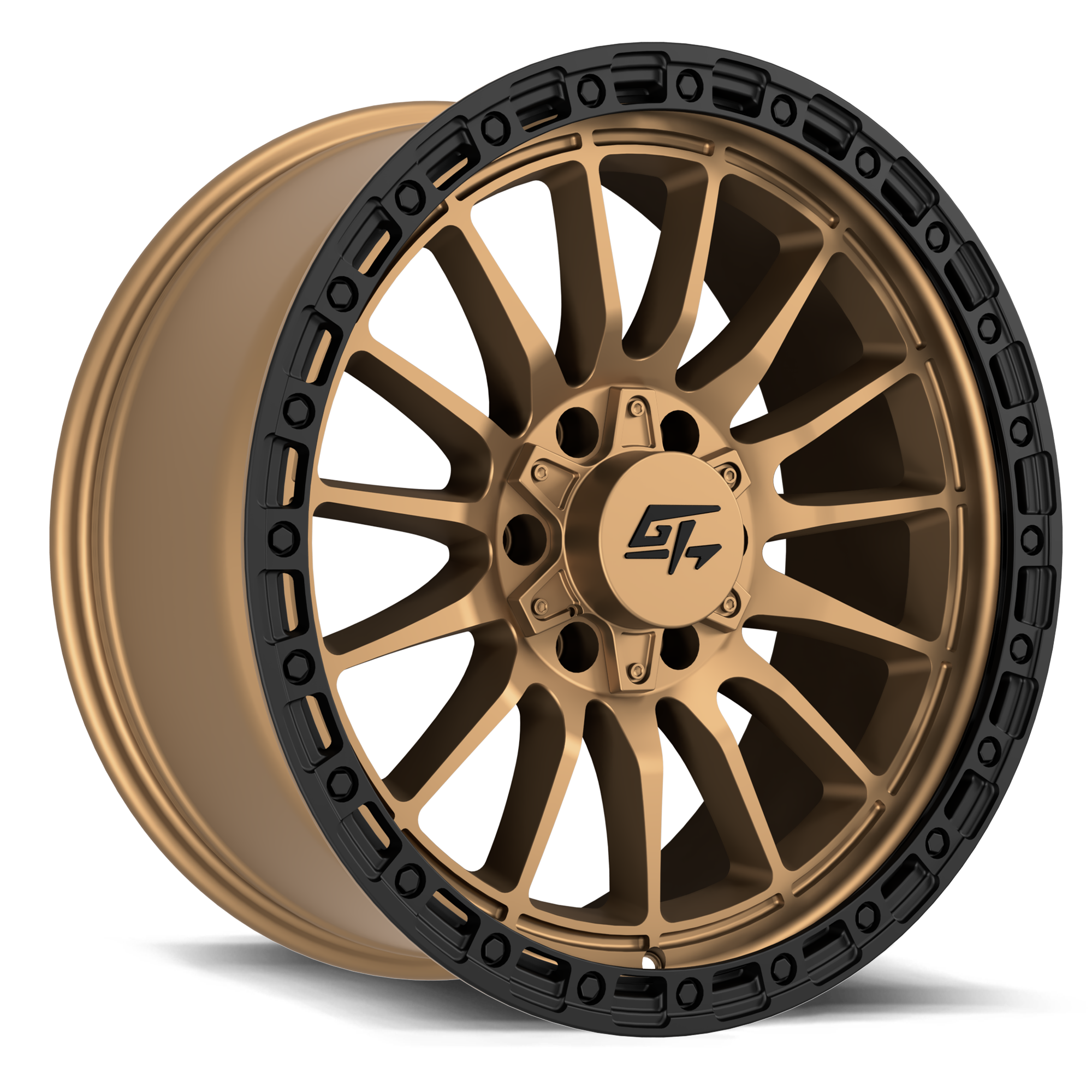 GT Offroad Renegade, 18x9, 8x180, ET12, CB125.2, Matte Bronze with Black Ring