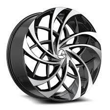 Azara AZA-540, 20x8.5, 5x114.3/5x120, ET35, CB74.1, Gloss Black Machined