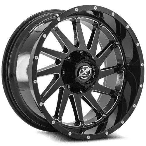 XF Offroad XF-216, 20x12, 5x127/5x139.7, ET-44, CB78.1, Gloss Black Milled