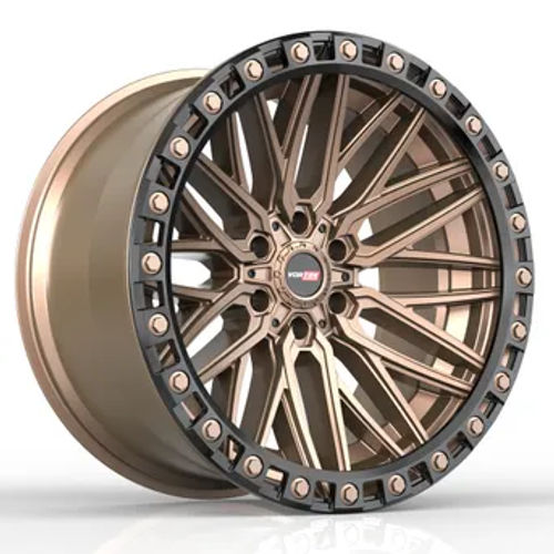 Vortek VRT-608, 17x9, 6x135/6x139.7, ET0, CB106.1, Matte Bronze Black Bead Ring