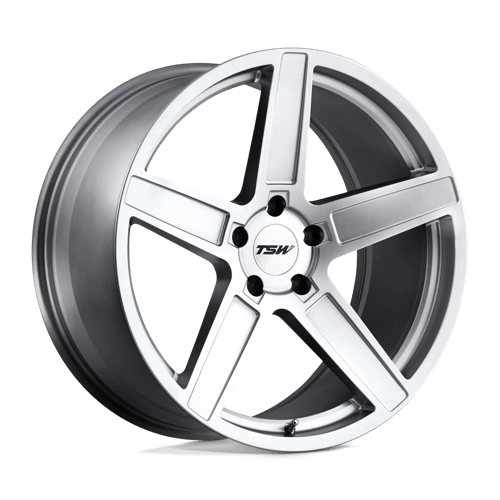 TSW ASCENT, 18X8.5, 5X112, ET43, CB72.1, MATTE TITANIUM SILVER