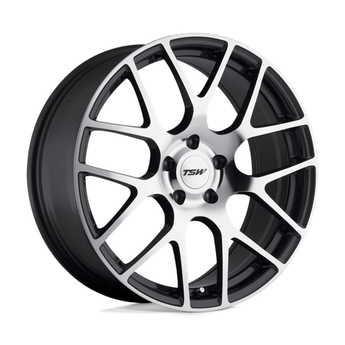 TSW NURBURGRING, 21X10.5, 5X108, ET45, CB63.36, GUNMETAL W/ MIRROR CUT FACE