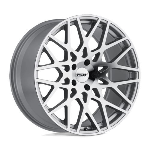 TSW VALE, 18X9.5, 5X114.3, ET40, CB76.1, SILVER W/ MIRROR CUT FACE