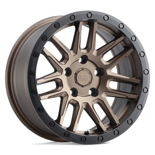 Black Rhino Hard Alloys ARCHES, 15X7, 5X114.3, ET15, CB76.1, BRONZE W/ BLACK RING 1570ACH155114Z76