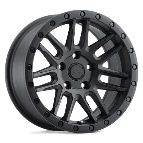 Black Rhino Hard Alloys ARCHES, 17X9.5, 5X127, ET-18, CB71.5, MATTE BLACK 1795ACH-85127B71