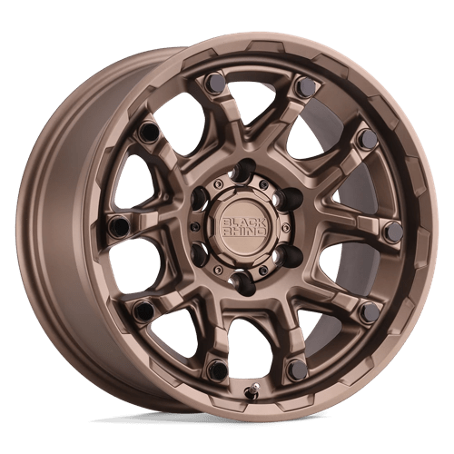 Black Rhino Hard Alloys ARK, 20X9, 6X139.7, ET-18, CB112.1, BRONZE W/ GLOSS BLACK BOLTS 2090ARK-86140Z12